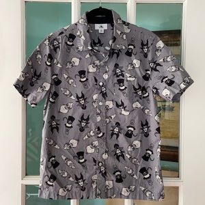 NWOT Disney Villain Button Down Shirt